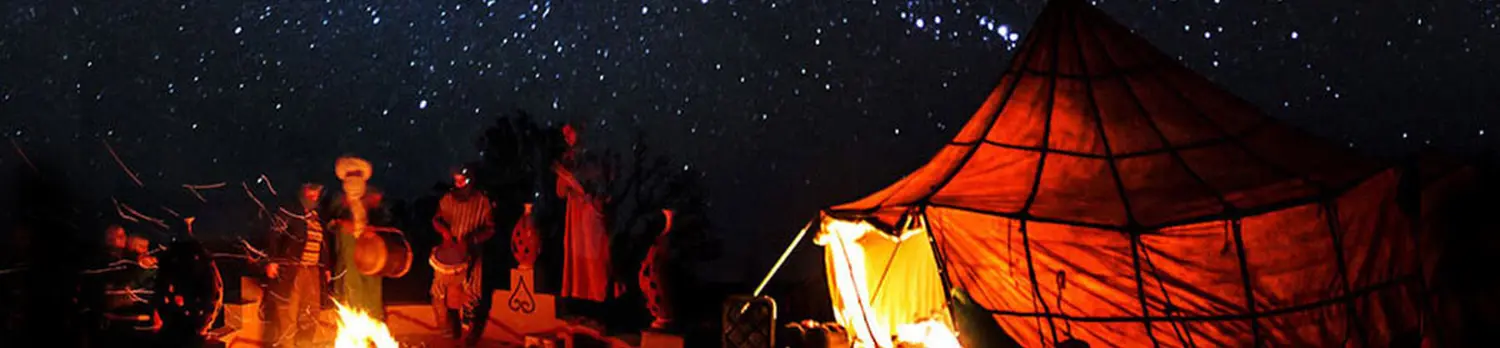Caravane de Rêve – Nachtcamping in der Wüste
