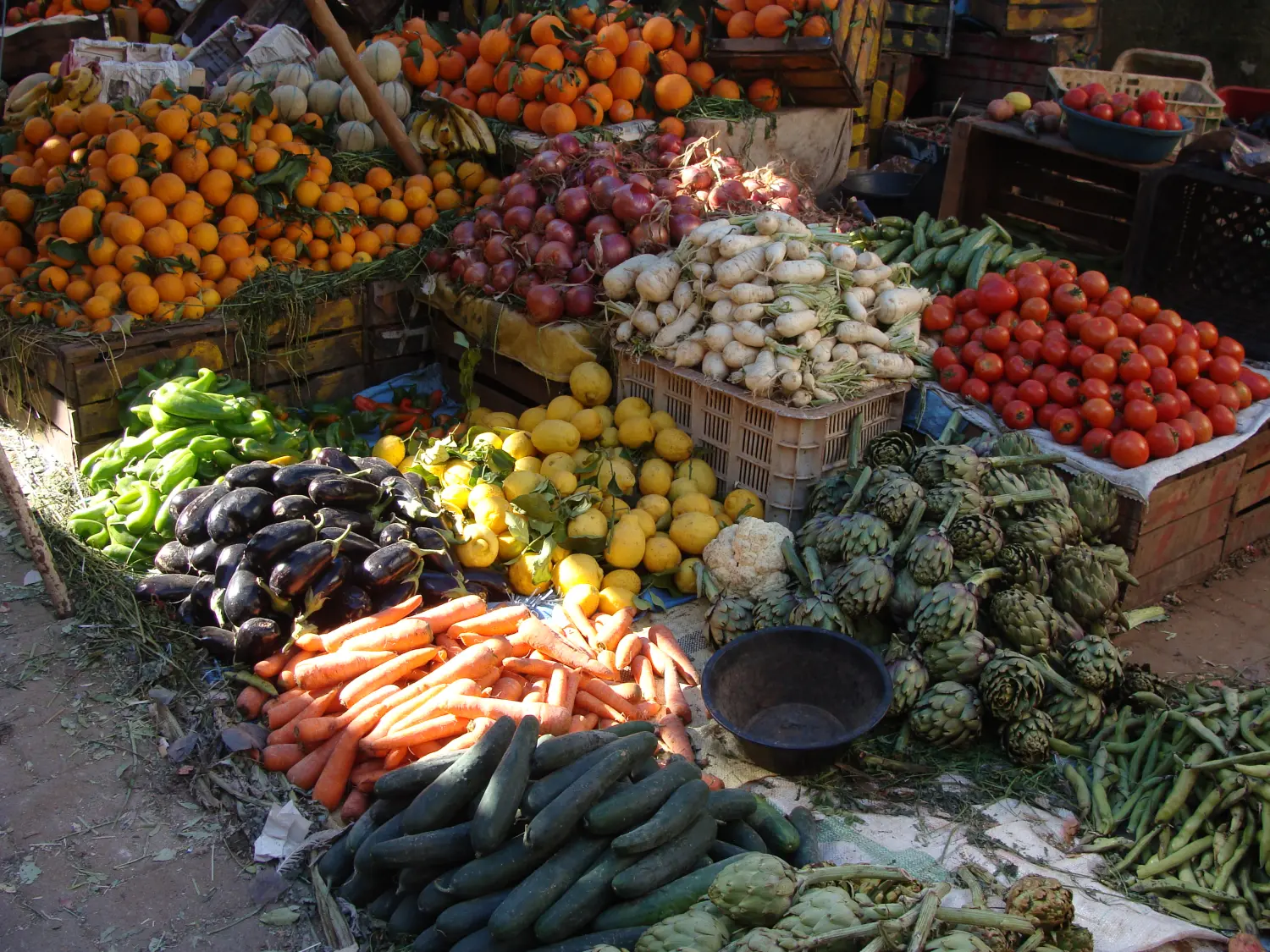 Caravane de Rêve – Gemüse- und Obststand