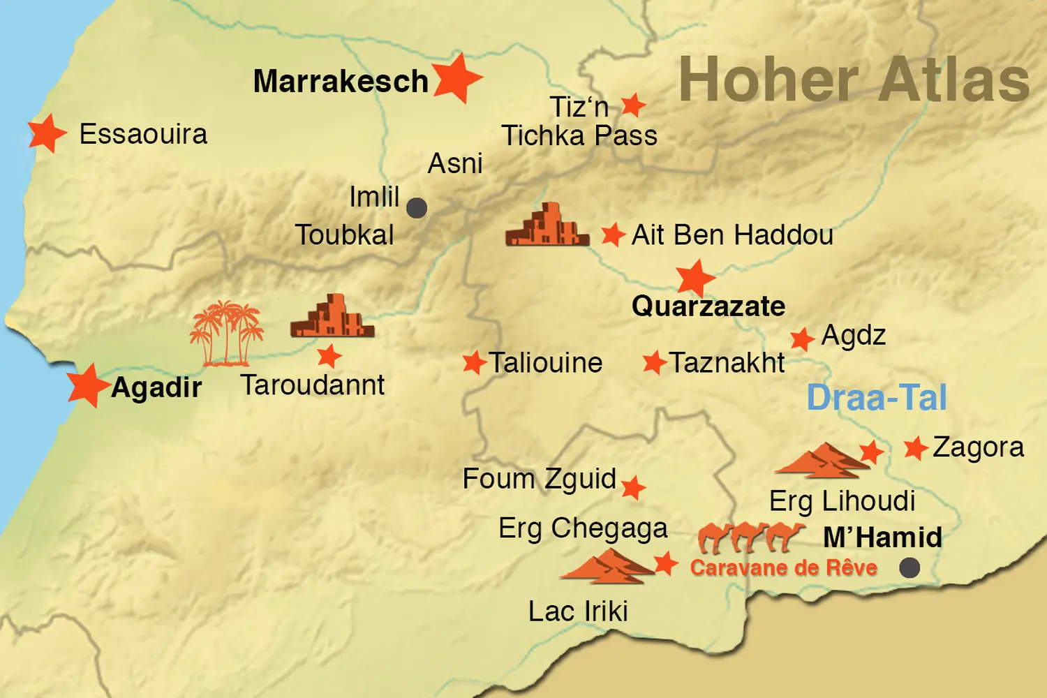 Caravane de Rêve – Wüstentouren ab Agadir