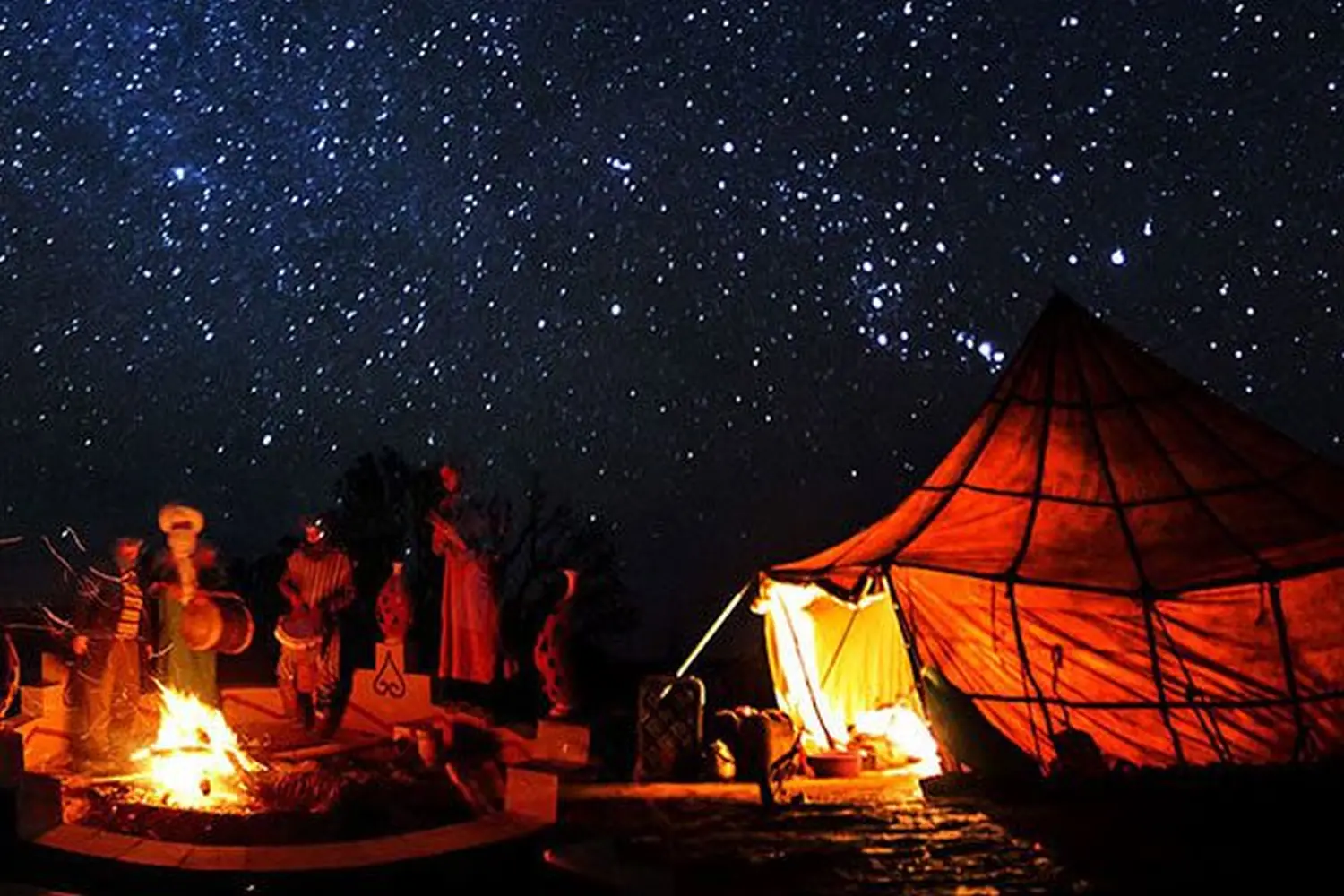 Caravane de Rêve – Nachtcamping in der Wüste