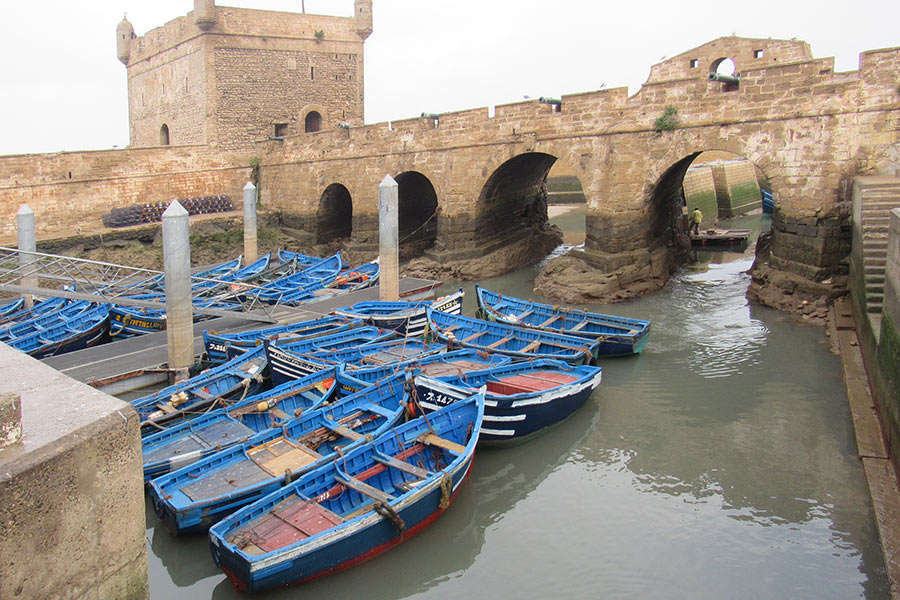 The port of Essaouira