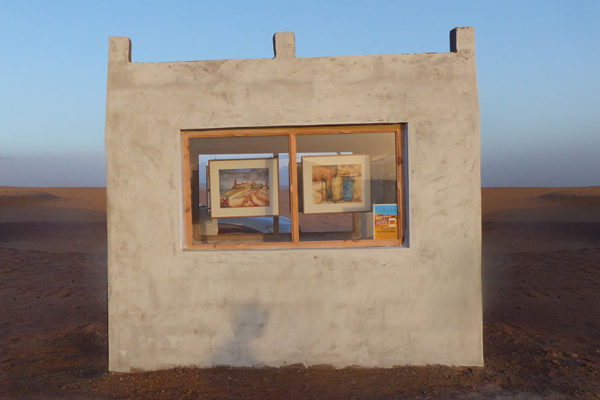 Das Sahara Kunstkasterl ist eine Lehmgalerie