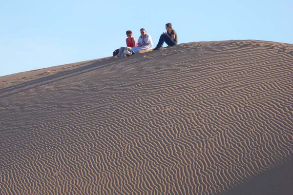 Sit and relax on the dunes