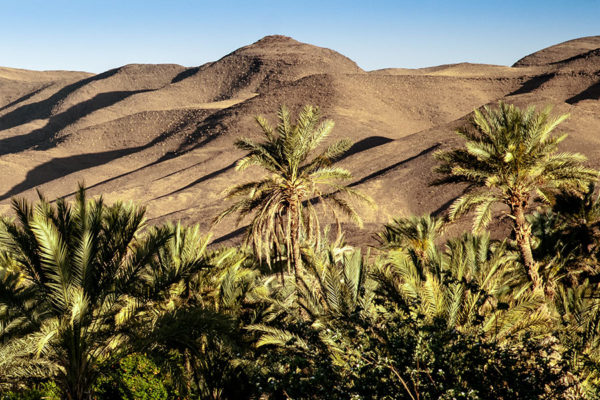 Mountain scenery in the Draa Valley