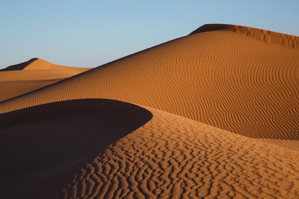 The mighty dunes of Erg Chegaga