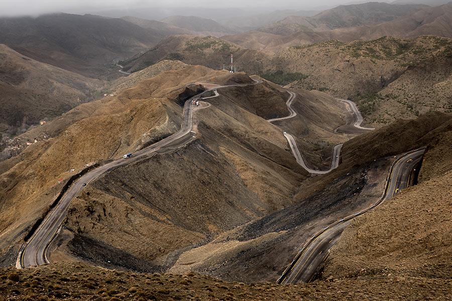 Tiz'n Tichka Pass im Hohen Atlas